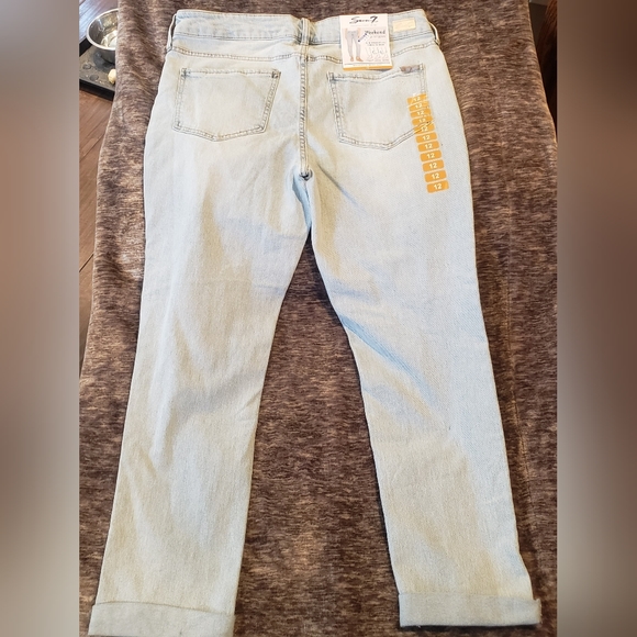 New! Seven7 Weekend Slim Fit Jean Size 12 - Picture 3 of 4